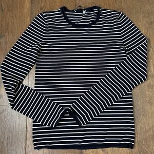 Zara Womens Knit Striped Sweater Shirt Top Sz XS